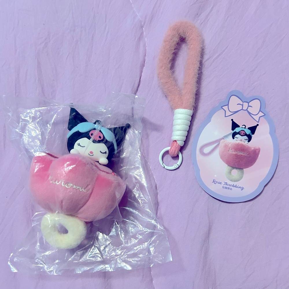 Kuromi BB Plush Pendant